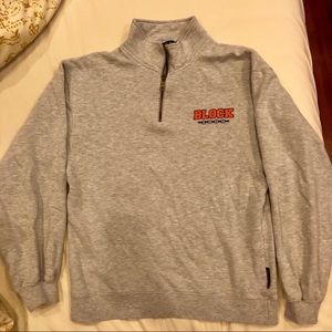 University of Illinois half zip sweater